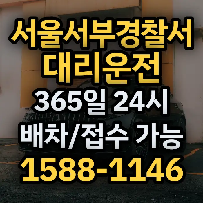 서울서부경찰서대리운전 썸네일